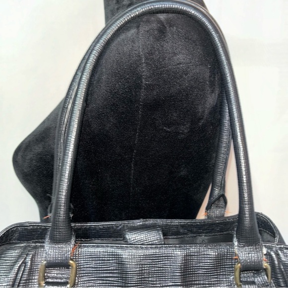 🔥SALE Calvin Klein Double Loop Handle Shoulder Tote Bag Black - Picture 6 of 10